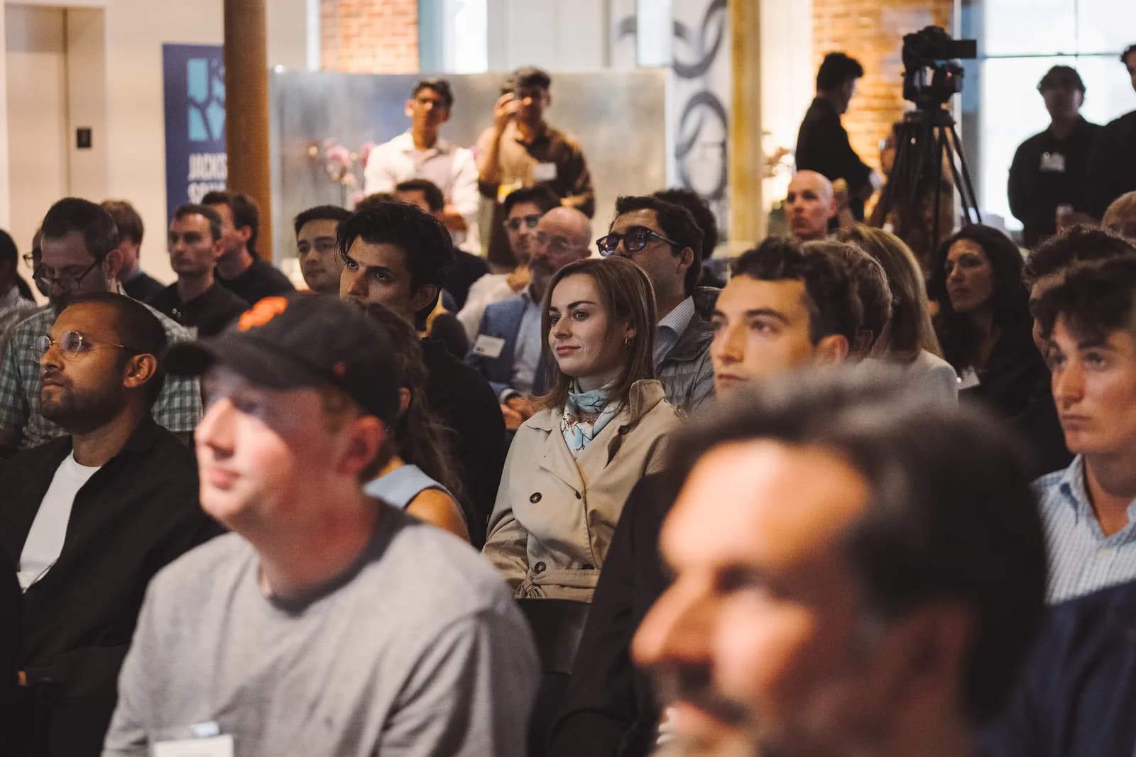 The Launchpad audience watching founder presentations