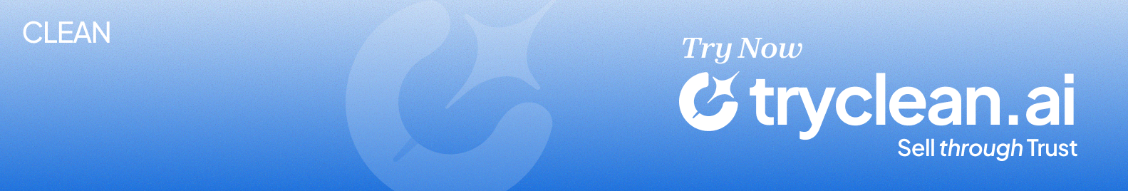 Clean banner